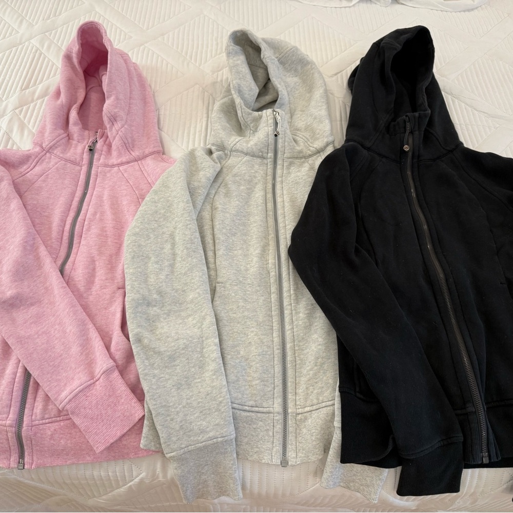 Lululemon scuba size 4 set - Pink, Gray, and Black